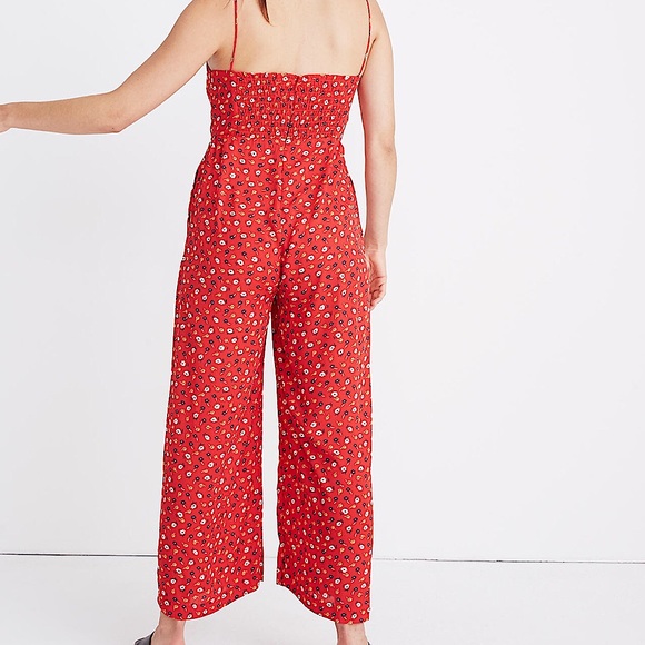 MADEWELL Wide Leg Jumpsuit in Prairie Posies - Picture 4 of 5